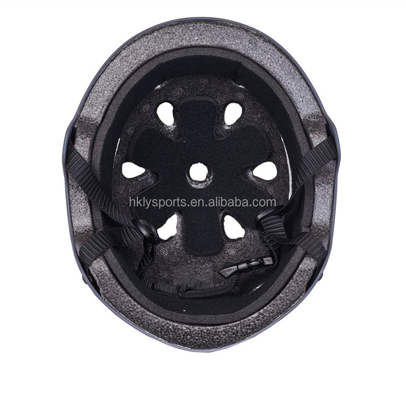CE CPSC одобрил защитные индивидуальные ABS матовые черные велосипедные шлемы для катания на коньках
