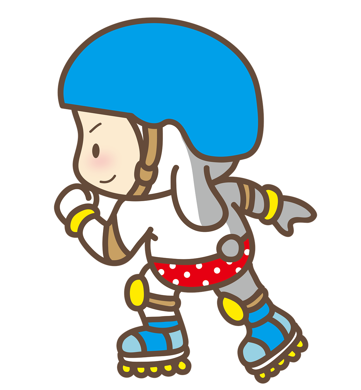 Ролик катание на коньках